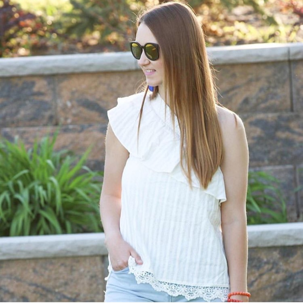 Off the shoulder blouse